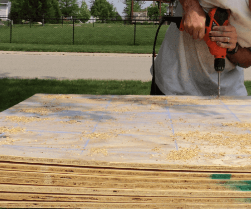 Drilling T-Nut Holes